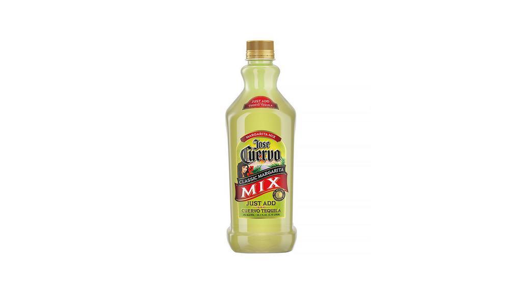 Jose Cuervo - Margarita Mix 1.75L · Cuervo® Gold’s accomplice. On the rocks or frozen with crushed ice, classic lime, strawberry lime, mango, pineapple and classic lime light Jose Cuervo Margarita Mixes® are the ultimate makings of America’s favorite cocktail