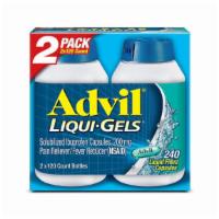 Advil Liquid Gels 2 Pack · Single packet of 2 pills.
