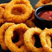 Onion Rings · Battered onions, crisp-to-perfection.