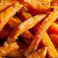 Sweet Potato Fries · Crispy sweet potato fries