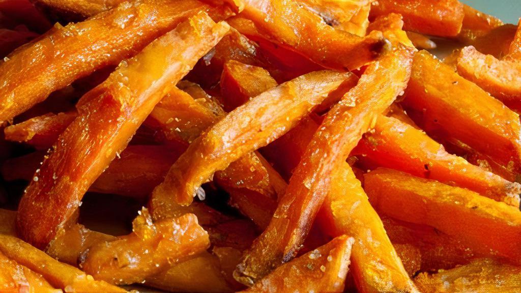 Sweet Potato Fries · Crispy sweet potato fries