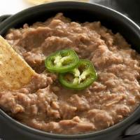 Refried Beans with EVOO · Side of Refried beans made with EVOO