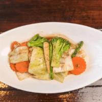Seasonal Vegetables · Sautéed mixed vegetables with fresh garlic and oyster sauce