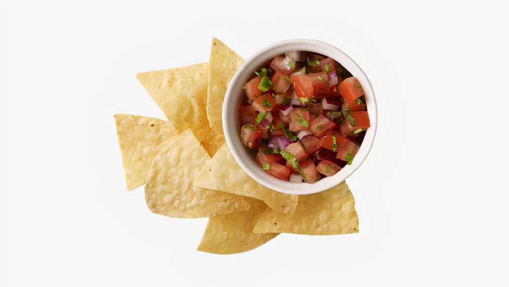 Chips and Salsa · Tortilla chips and salsa.