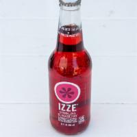 Izze Blackberry Soda · sparkling soda, blackberry flavored, no added sugar, no preservatives  70% fruit juice with ...