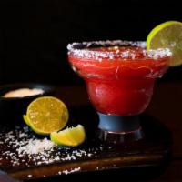 Blended Margarita - Strawberry (Virgin) · Tequila, with your choice of fresh Lime juice, Strawberry juice, or Passion Fruit juice.