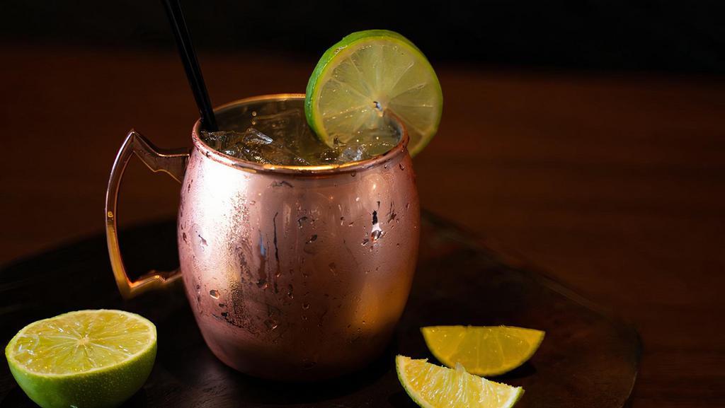 Mule · Vodka, fresh lime juice, and Ginger Ale.