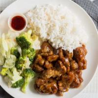 Mandarin Beef · Spicy. Lightly battered sliced beef fried and then sauteed in chef's light, sweet and spicy ...