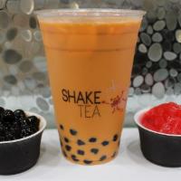 Royal Thai Tea · is made from strongly-brewed black tea, spiced with ingredients such as star anise, crushed ...
