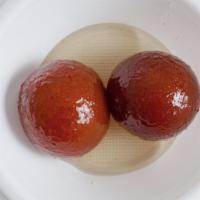 Gulab Jamun (2 Pieces) · Spongy milky balls soaked in sugar syrup.
