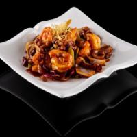 Cashew Nut Prawns · Fresh prawns fried and tossed in our secret spices with fresh roasted cashews.