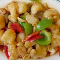 Kung Pao Shrimp · Fresh shrimp fried and tossed in our Kung Pao sauce.