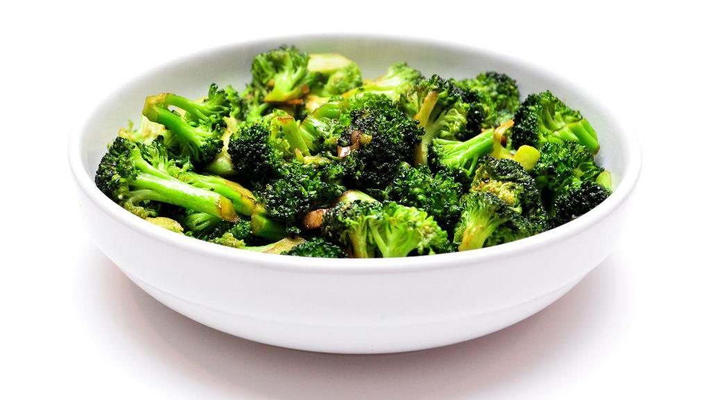 Broccoli with Fish Fillet · Sautéed crispy broccoli with fresh stir fried fish fillet.