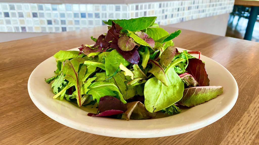 Organic Salad · Tossed with balsamic vinaigrette.