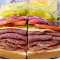 Hobie · Pastrami, salami, provolone, & Italian dressing.