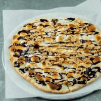 S'MORES PIZZA · Our take on the classic s'mores with toasted marshmallows, milk chocolate & graham cracker c...