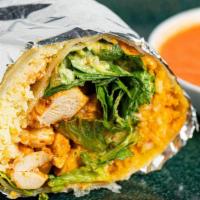 Classic Burrito · Chef's recommended sauce: Avocado Lime Ranch. Your choice of Beef or Chicken, marinated and ...