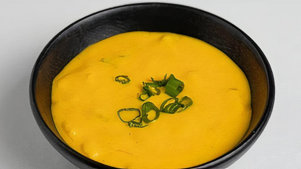 Yellow Chilli Sauce · The most wanted one. Slowly cooked yellow chili peppers with garlic, blended with a touch of mayo to add a nice creamy touch! 4 oz
