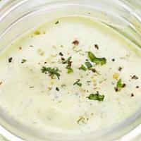 Avocado Lime Ranch · Creamy ranch with rosemary and oregano, blended with avocado, cilantro and a touch of lime t...