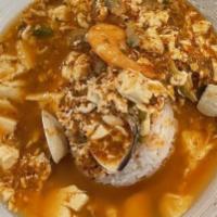 Seafood Tofu Soup · 