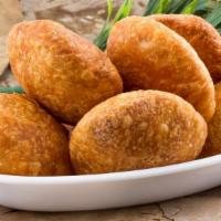 *Khasta Dal Kachori · Vegan, nut-free, no onion no garlic. Medium. crispy fried lentil stuffed pastry served with ...