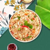 Basil Fried Rice With Veggie · Fried rice with onion, chili and Thai basil.