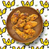 Mango Habanero Wings · 6 pcs of bone in chicken wings smothered in a magic mango habanero sauce