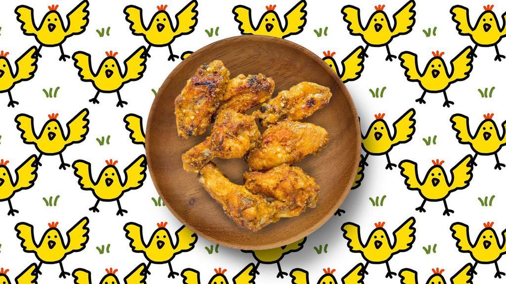 Mango Habanero Wings · 6 pcs of bone in chicken wings smothered in a magic mango habanero sauce