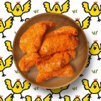 Just Chicken Tenders · 3 golden fried succulent chicken tenders, no sauce.