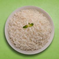 Steamed Rice · Our long grain aromatic basmati rice, steamed to perfection