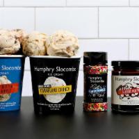 Hot Fudge Sundae Kit · DIY sundae kit!  Your choice of two pints, one jar of hot fudge, and one jar of rainbow spri...