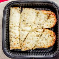 Garlic Bread with Cheese (6) · Six pieces.