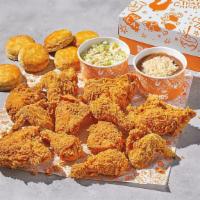 12pcs Mixed Chicken Family Meal · 12 pieces of Bone-In Chicken served with 2 Large Signature Sides and 6 Biscuits.