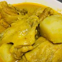 Yellow Curry · Mild yellow curry sauce cooked with potatoes. Choice of chicken or beef or pork. With shrimp...