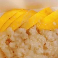 4. Sweet Sticky Rice with Mango · 