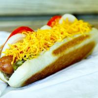 Cheese Dog · Comes with our in-house, finely grated California cheddar cheese. Choose any additional cond...