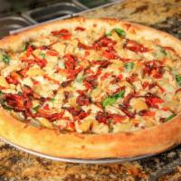 The Martinelli · Favorite. Roasted garlic sauce, red bell peppers, fresh spinach, cayenne chicken, roasted ga...