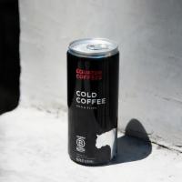 EQ Cold Coffee · Equator cold coffee in a can to go.