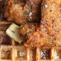 Chicken wings and Waffles · 