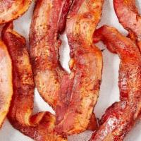 Bacon · 4 pieces of crispy bacon.