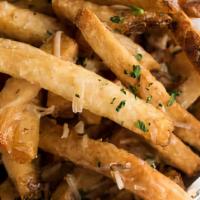Bucket O' Fries · choice of plain, garlic, cajun, or truffle