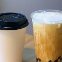 Dirty Milk Boba · “what’s a dirty milk boba” is an inquiry oft asked by our 
esteemed patrons, in which we rep...
