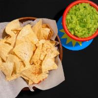 Chips and Guacamole · Tortilla chips with housemade fresh guacamole.