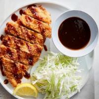 Chicken Katsu / 치킨까스 · Breaded skinless chicken.