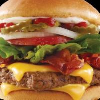 Big Bacon Classic® Combo · A quarter-pound* of fresh beef, Applewood smoked bacon, American cheese, crisp lettuce, toma...