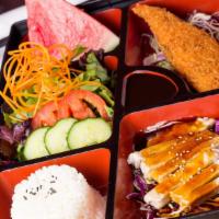 Lunch Bento Box · Choice of two different items.