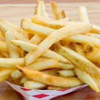 Fries · Choice of regular and large for an additional charges.