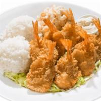 7. Fried Shrimp · Plentiful fried shrimp cooked to perfection. In Hawaii, we call it Real 