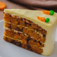 Carrot Cake · Delicious rich cake with carrots.