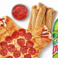 Crazy Calzony Meal Deal With Mtn. Dew · Crazy Calzony Meal Deal consists of a Crazy Calzony Pizza plus Crazy Sauce®, a Crazy Bread ®...